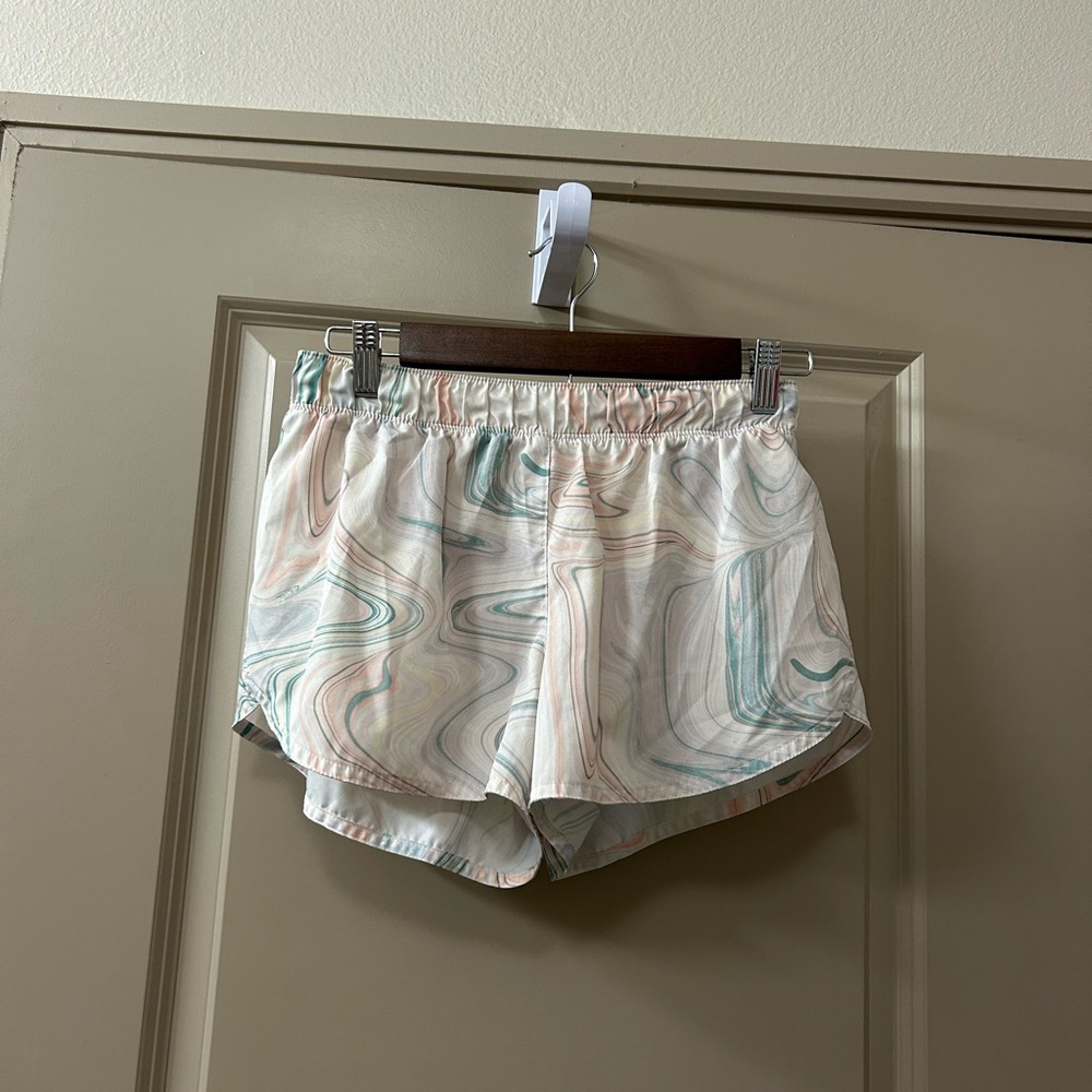 Old Navy Colorful Marble Print Athletic Shorts